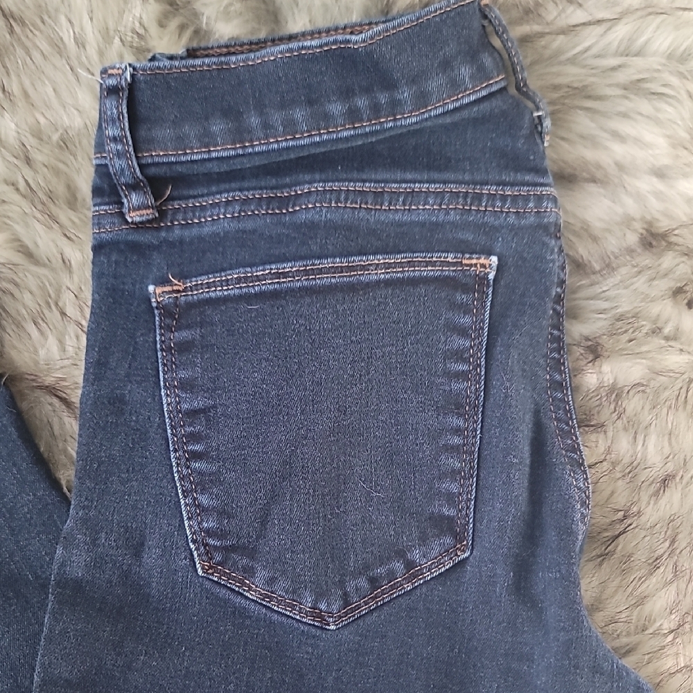 GAP Perfect Boot  Dark Blue Flare Women's Jeans - Picture 2 of 8